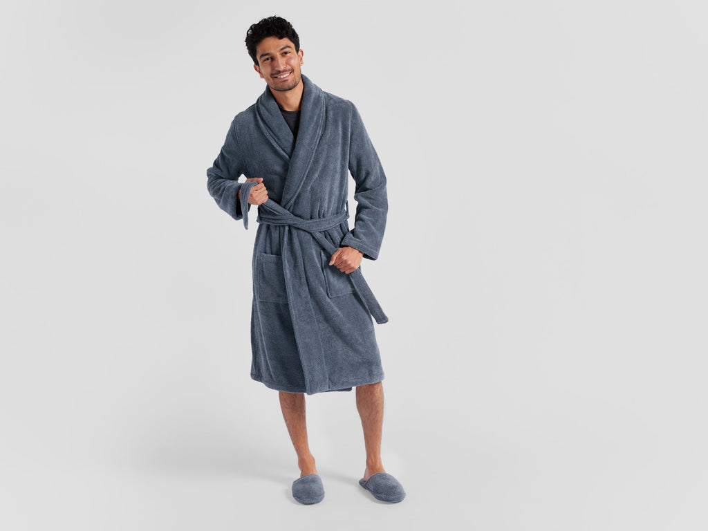 Classic Turkish Cotton Robe Dusk