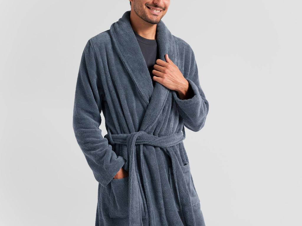 Classic Turkish Cotton Robe Dusk