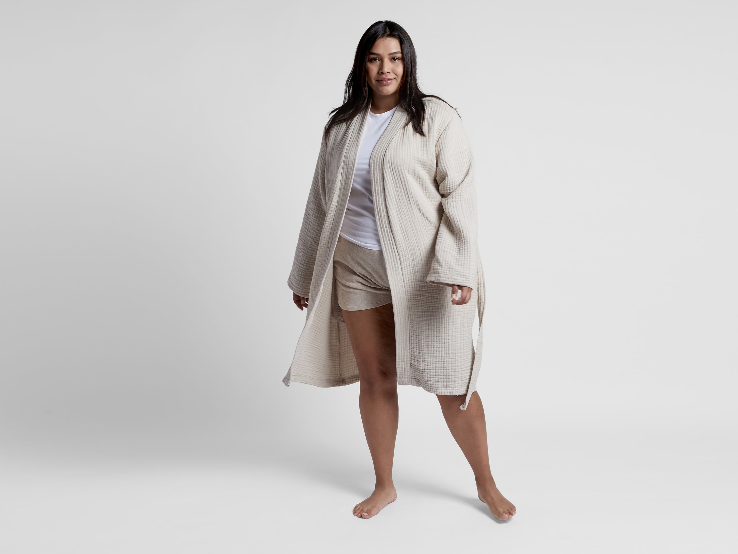 Cloud Cotton Robe Bone