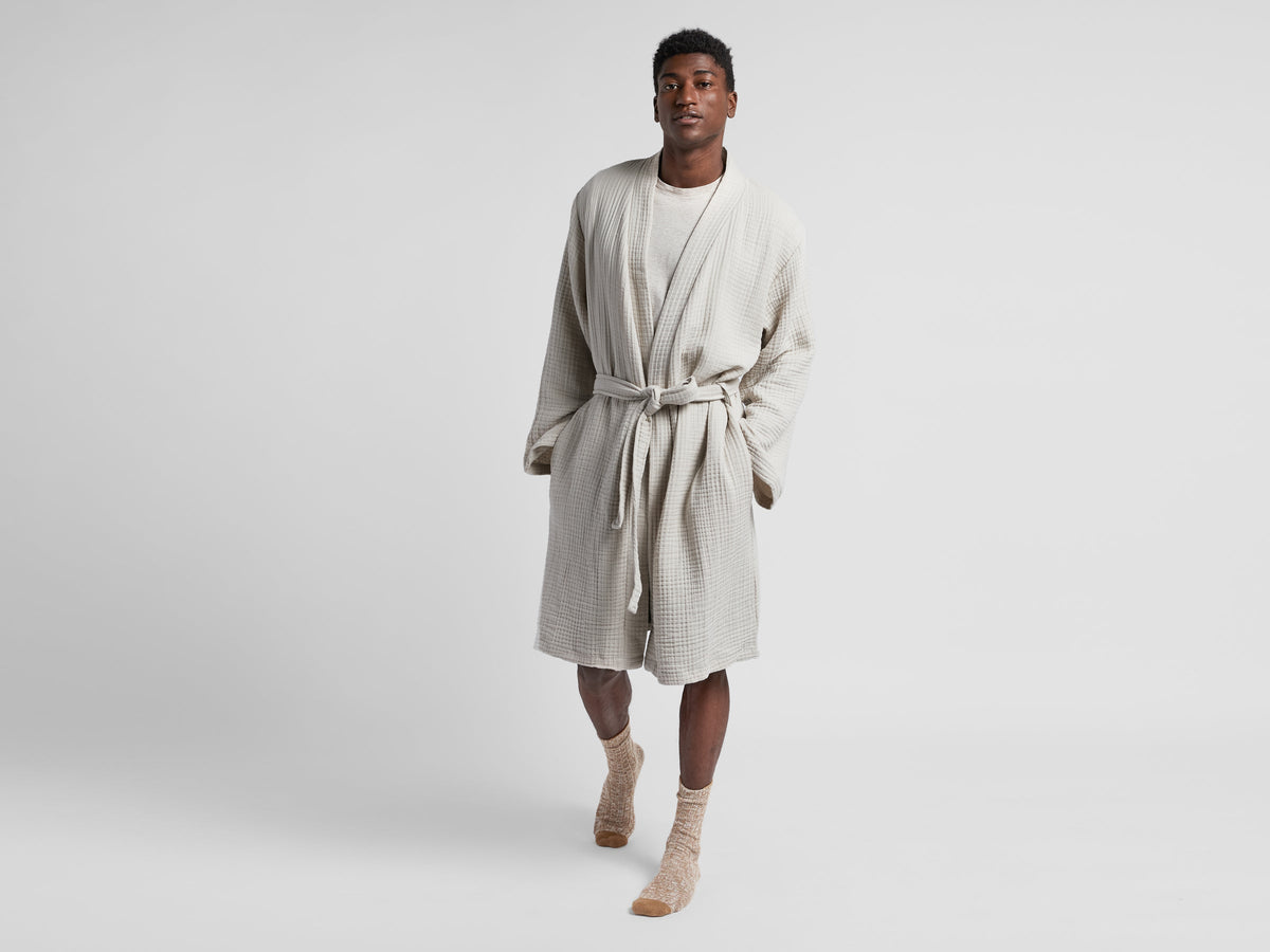 Cloud Cotton Robe Bone