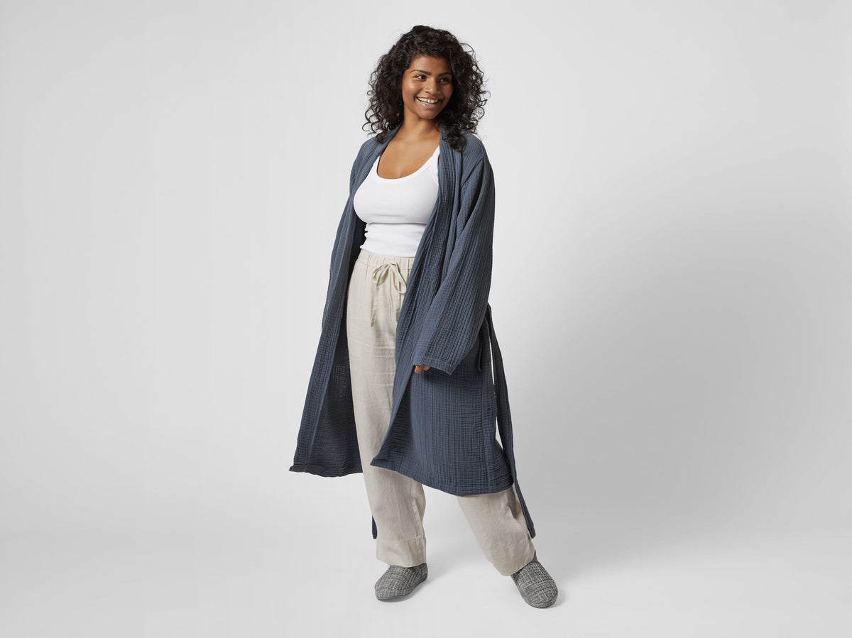 Cloud Cotton Robe Dusk