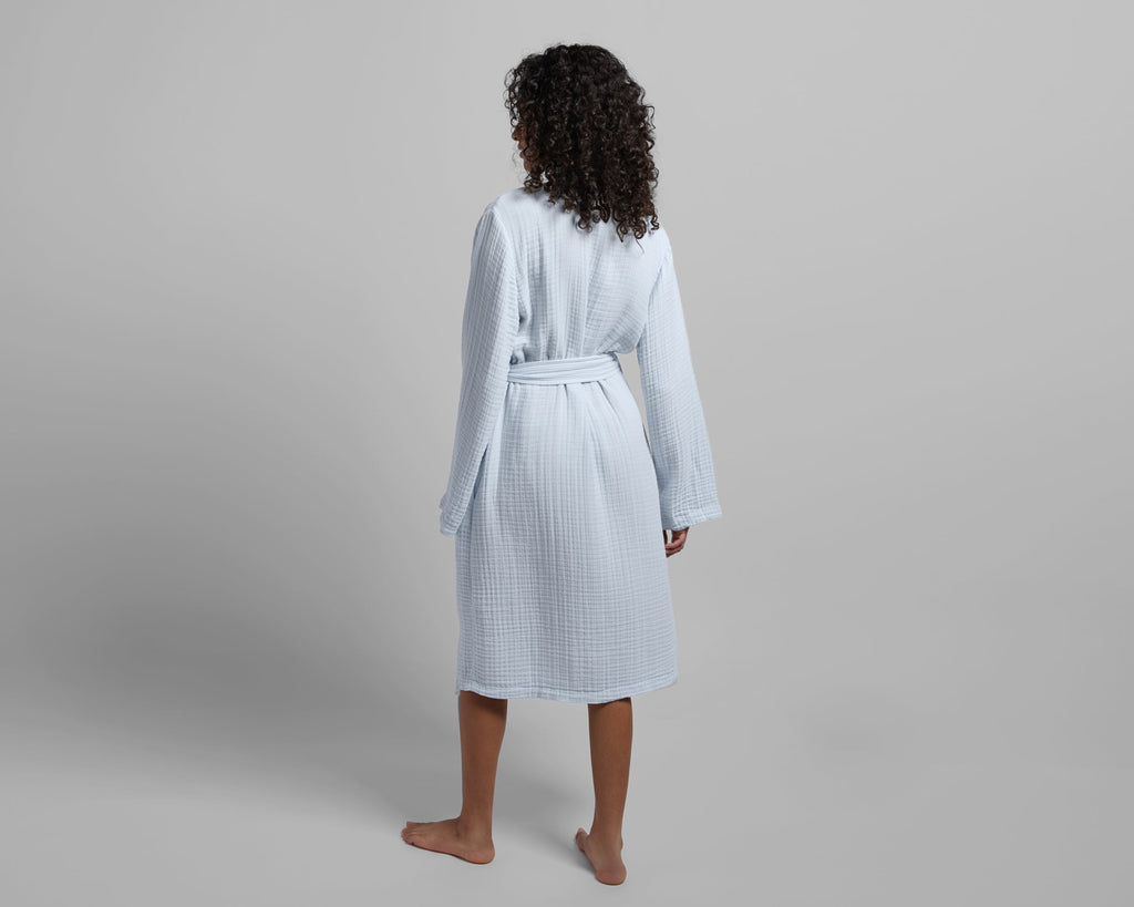 Cloud Cotton Robe Lagoon