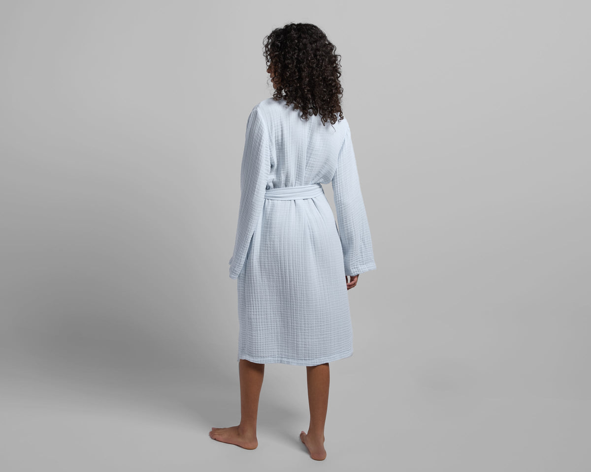 Cloud Cotton Robe Lagoon