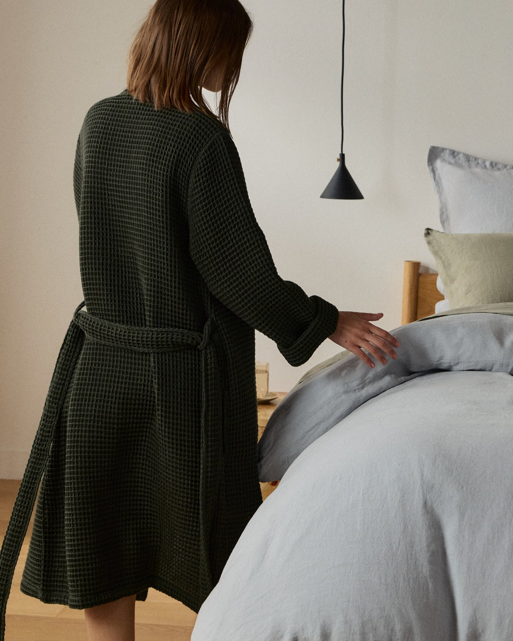 Waffle Robe Evergreen
