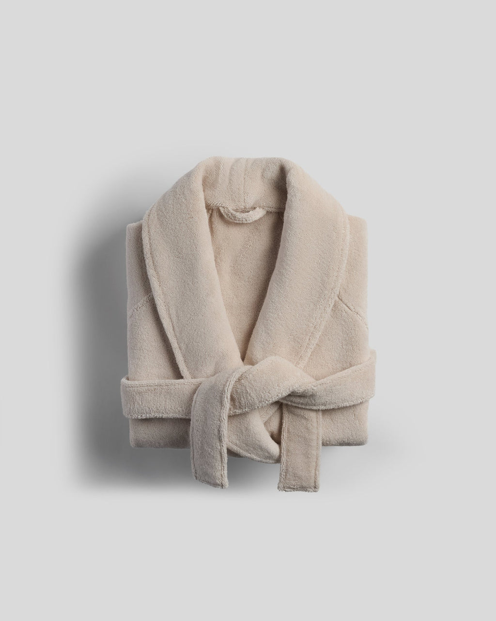 Classic Plush Cotton Terry Robe Bone