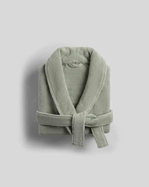 Classic Plush Cotton Terry Robe Sage