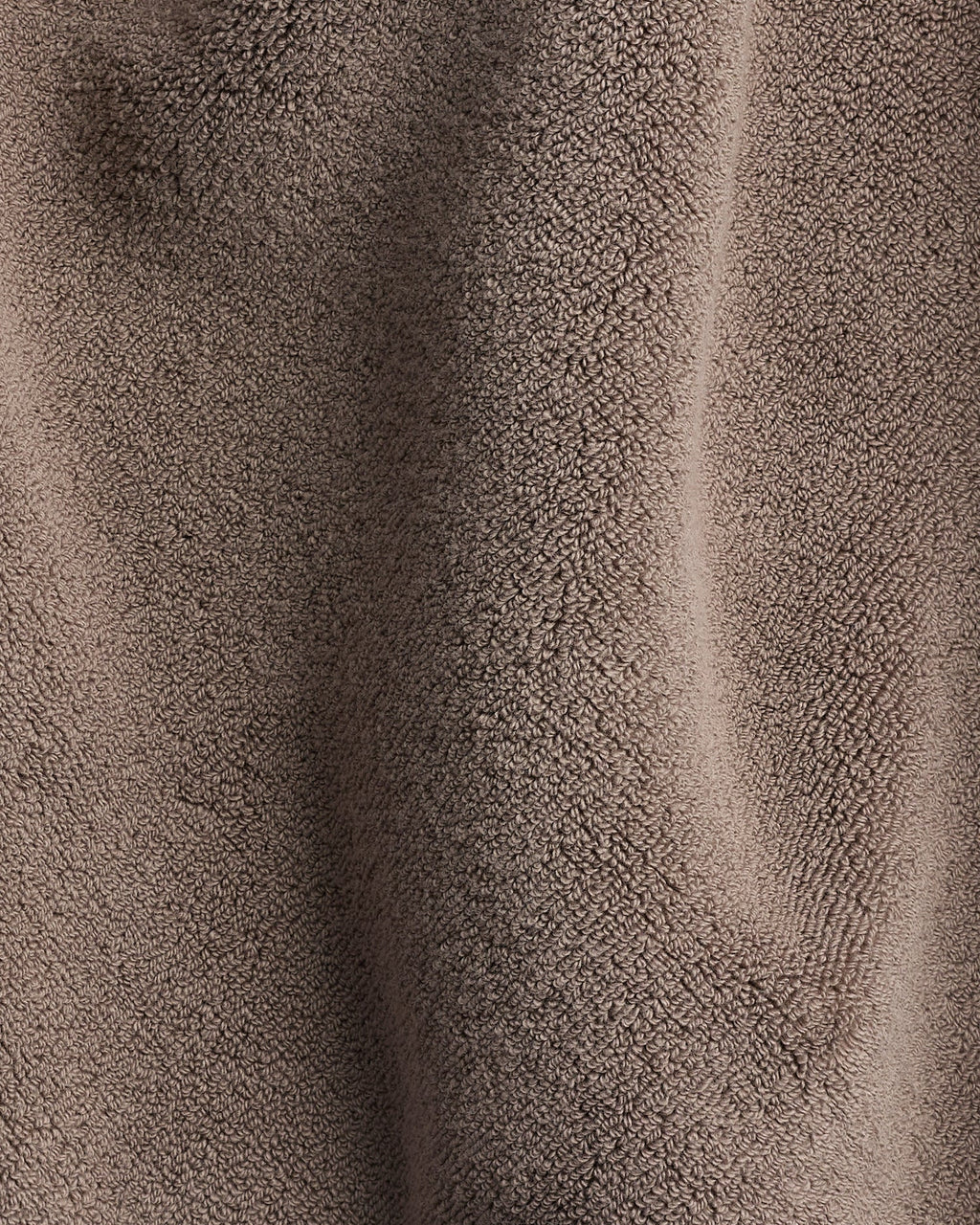 Classic Plush Cotton Terry Robe Warm Grey