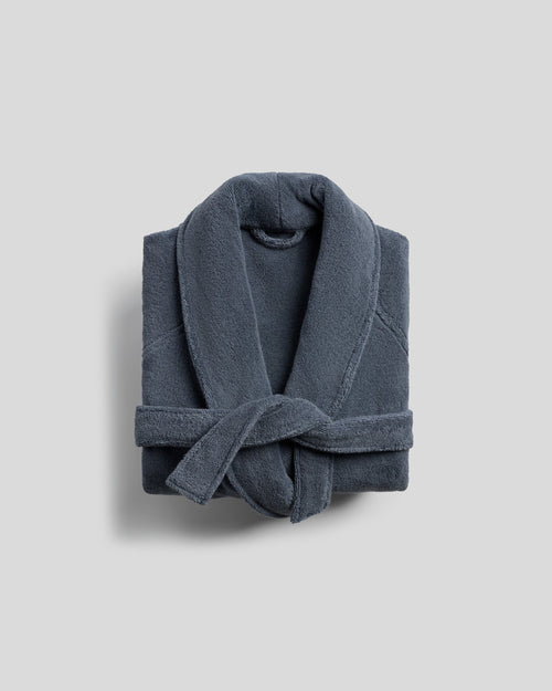 Classic Plush Cotton Terry Robe Dusk