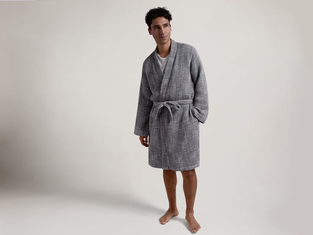 Waffle Robe Grey
