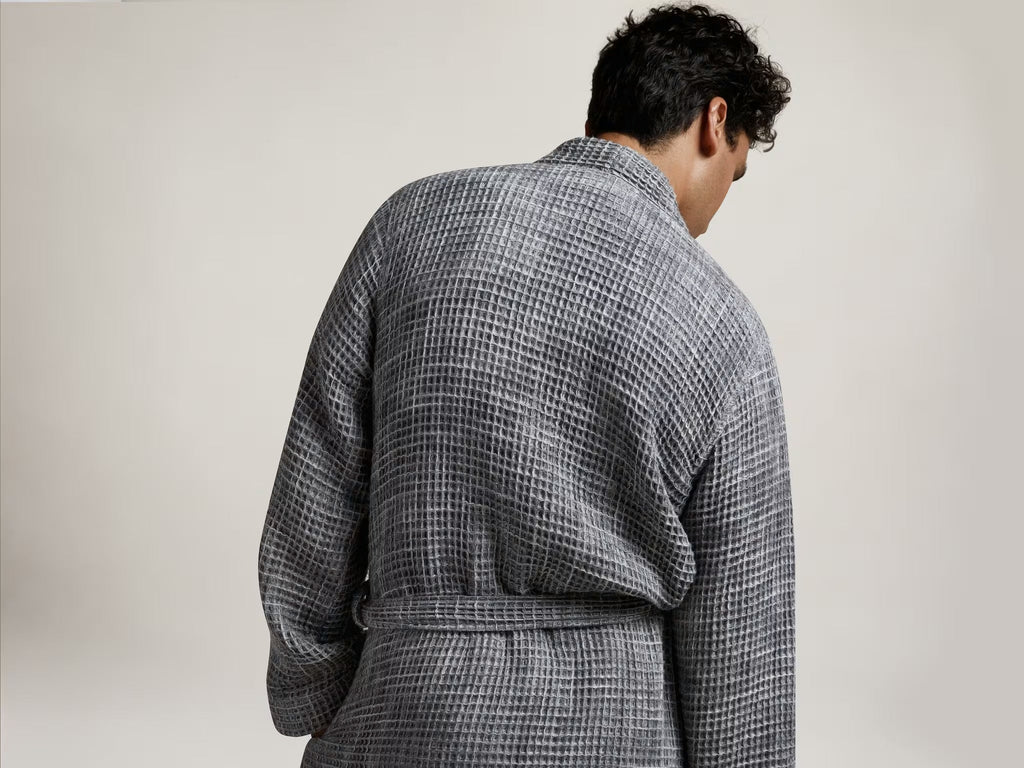 Waffle Robe Grey