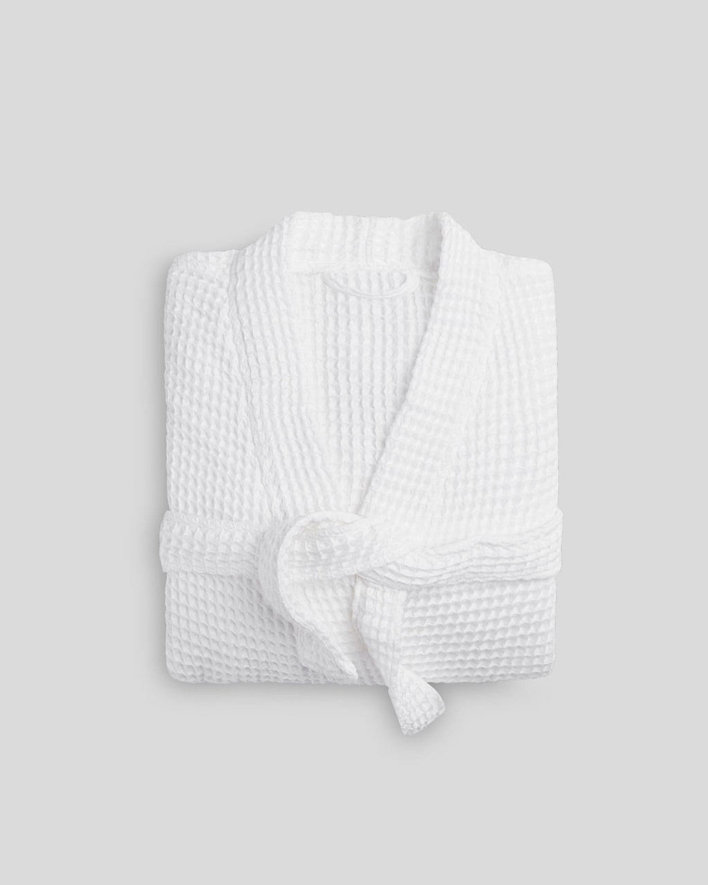 Waffle Robe White