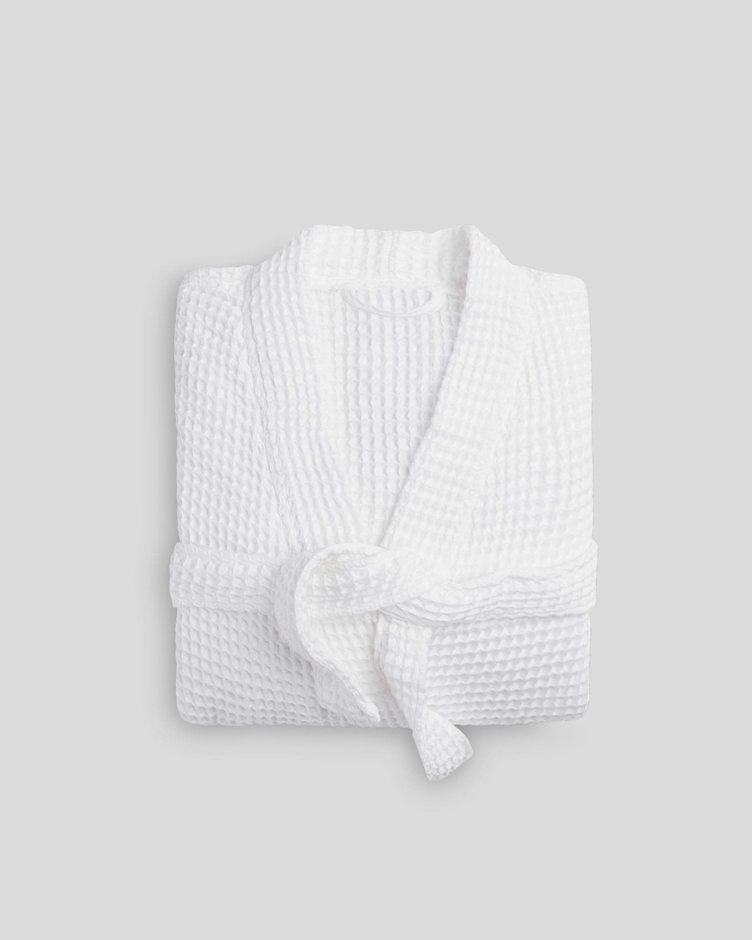 Waffle Robe White