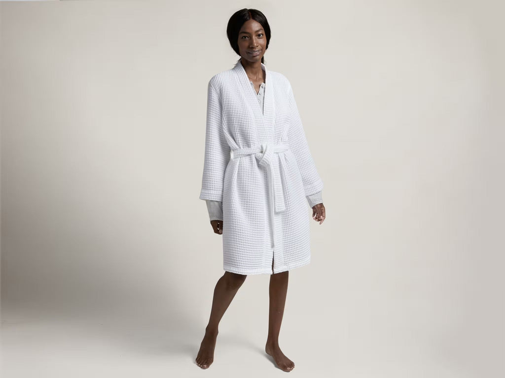 Waffle Robe White